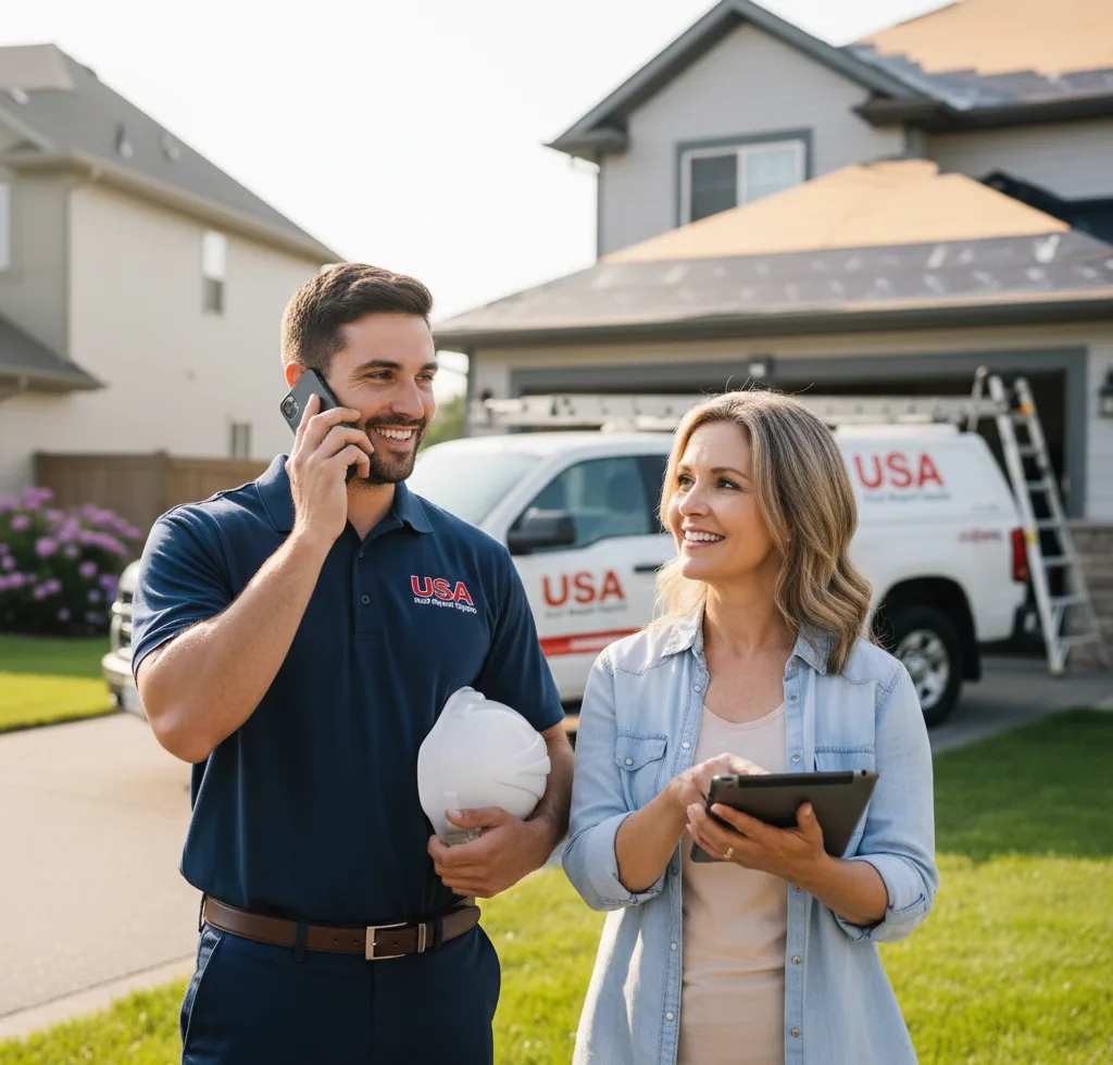 USA Roof Repair Experts customer support in Hayes